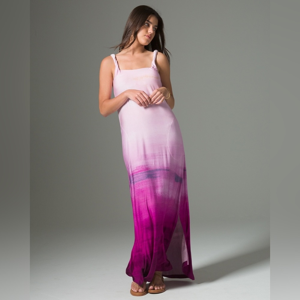 Soma Pink and Purple Maxi Dress